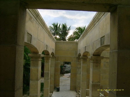 DAC-ART Breezeway under construction Naples FL